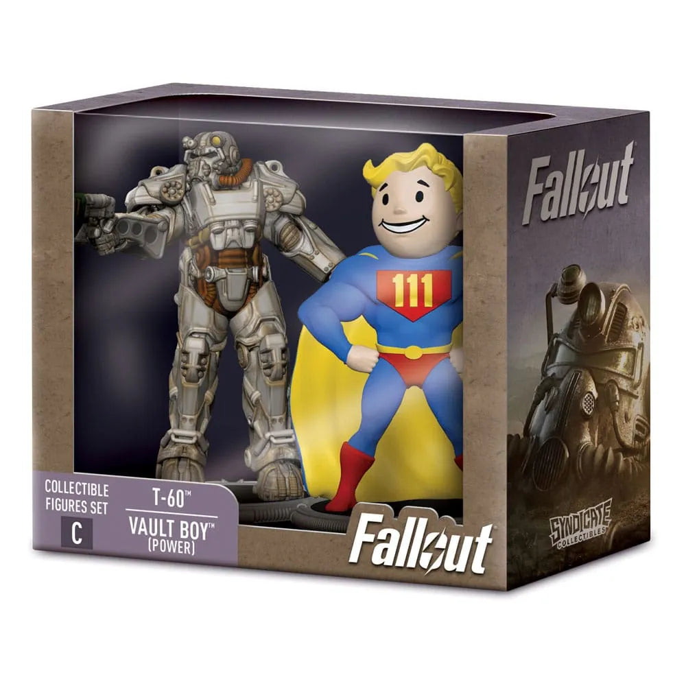Fallout Minifiguren 2er-Pack Set C T-60 & Vault Boy (Power) 7 cm - Smalltinytoystore
