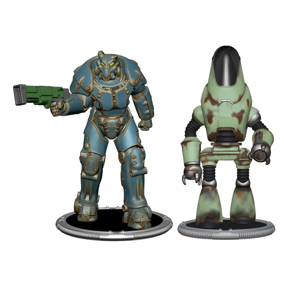 Fallout Minifiguren 2er-Pack Set D X01 & Protectron 7 cm - Smalltinytoystore