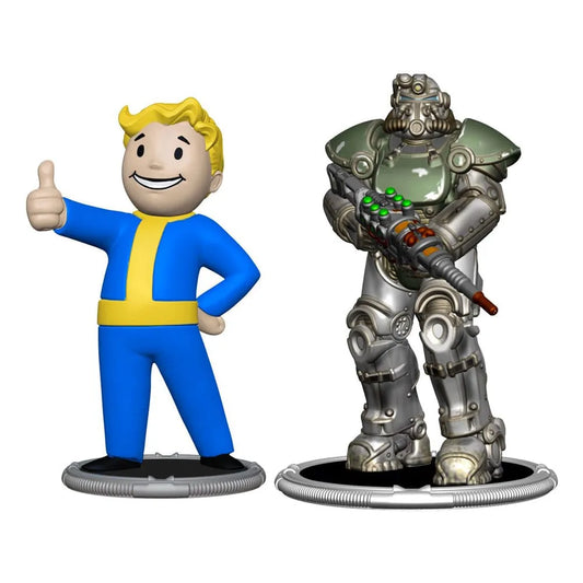 Fallout Minifiguren 2er-Pack Set F Raider & Vault Boy (Strong) 7 cm - Smalltinytoystore