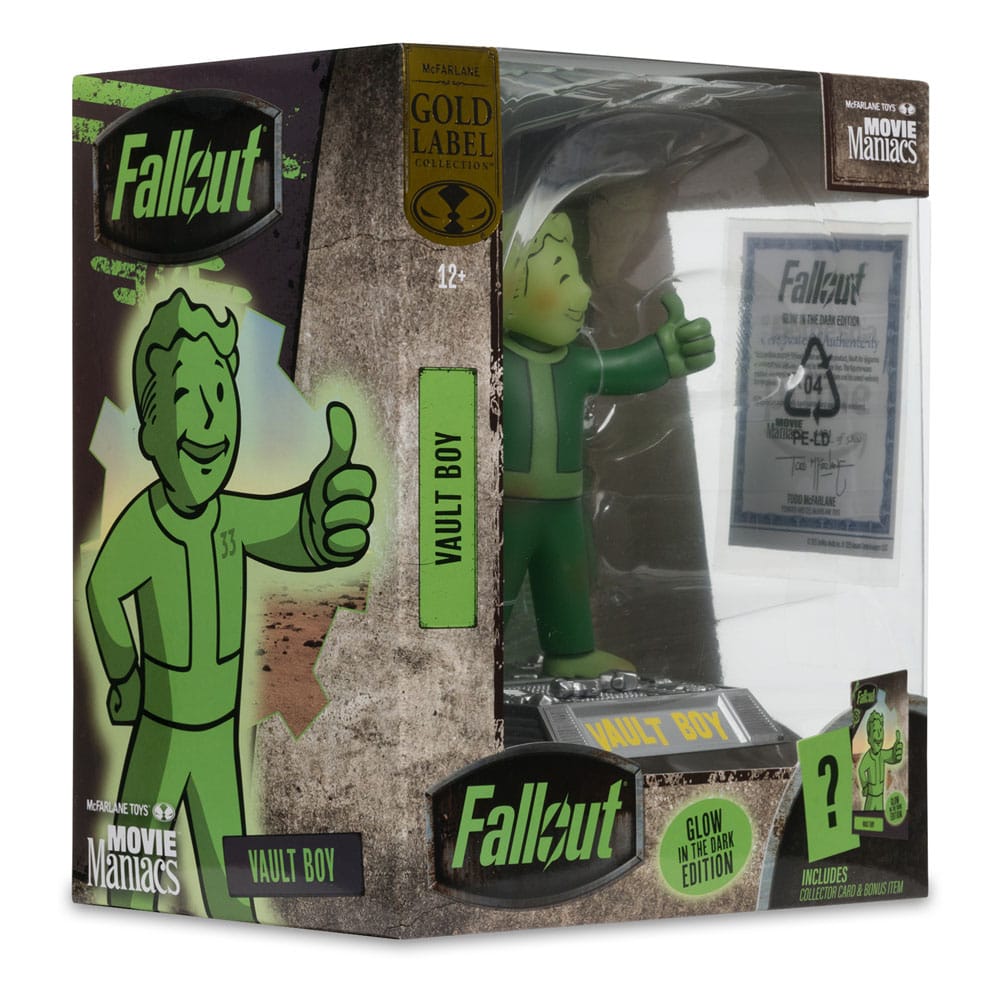 Fallout Movie Maniacs PVC Statue Vault Boy 13 cm - Smalltinytoystore