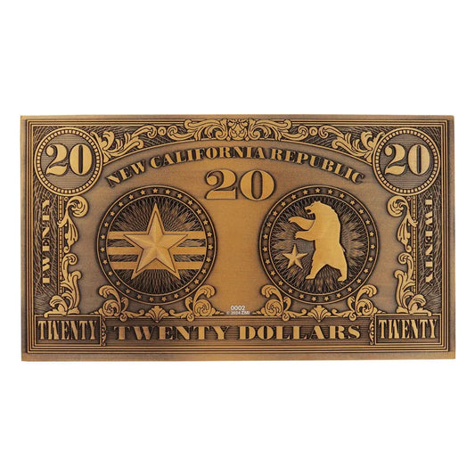 Fallout New Vegas Replik NCR $20 Bill Limited Edition - Smalltinytoystore