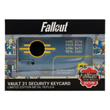 Fallout: New Vegas Replik Vault 21 Security Keycard Limited Edition - Smalltinytoystore