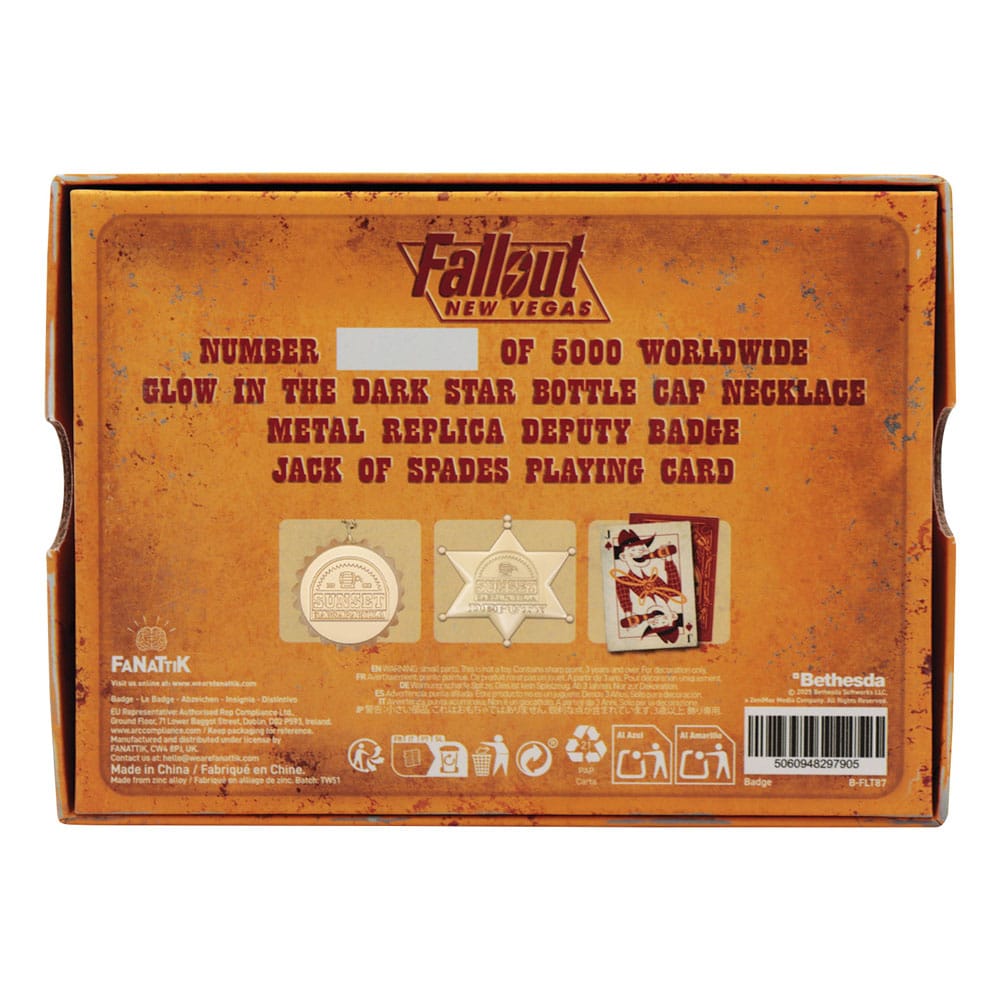 Fallout Replik Set Sunset Sarsaparilla Legend of the Star Gold Coloured Limited Edition - Smalltinytoystore