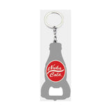 Fallout Schlüsselanhänger mit Flaschenöffner Nuka Cola Logo - Smalltinytoystore