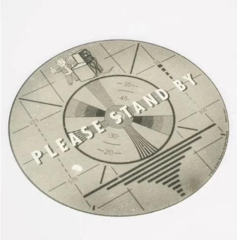 Fallout Slip Mat Please Stand by Record 30 x 30 cm - Smalltinytoystore