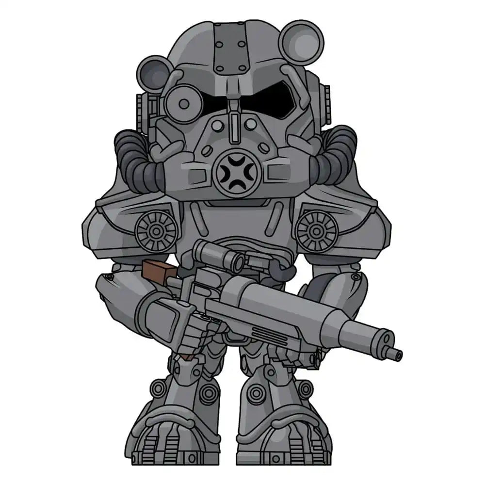 Fallout Vinyl Figur T-60 Power Armor 11 cm - Smalltinytoystore