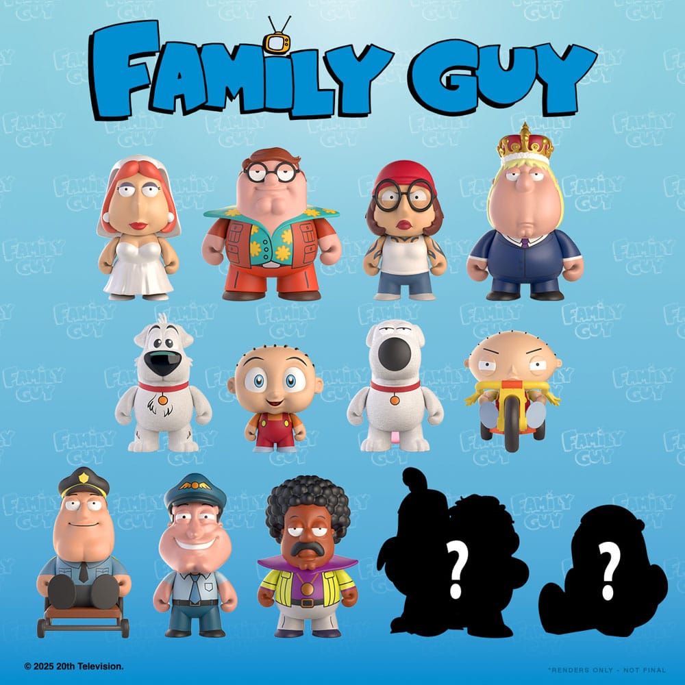 Family Guy Blind Box Minifiguren 7 cm Freakin' Sweet Mini Series Display (24) - Smalltinytoystore