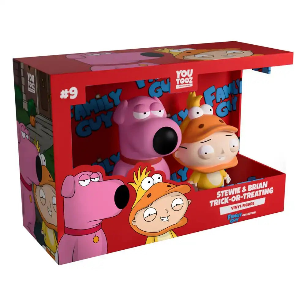Family Guy Vinyl Figuren 2er-Pack Stewie & Brian Trick-Or-Treating 10 cm - Smalltinytoystore