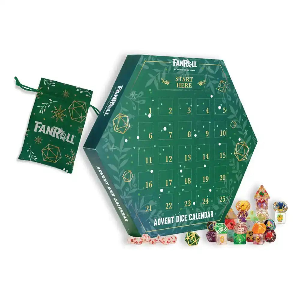 FanRoll Adventskalender Holiday Dice - Smalltinytoystore