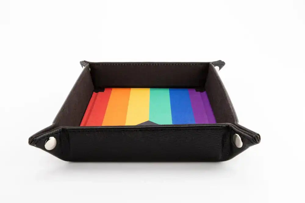 FanRoll Faltbarer Würfelteller Pride Rainbow Flag - Smalltinytoystore