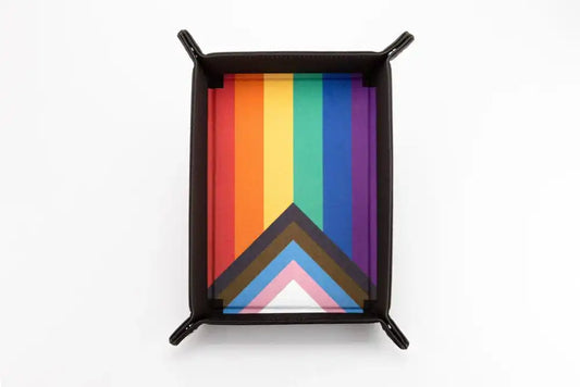 FanRoll Faltbarer Würfelteller Pride Rainbow Flag - Smalltinytoystore