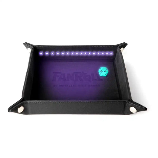 FanRoll Shadowlight Faltbarer Blacklight Würfelteller Black - Smalltinytoystore