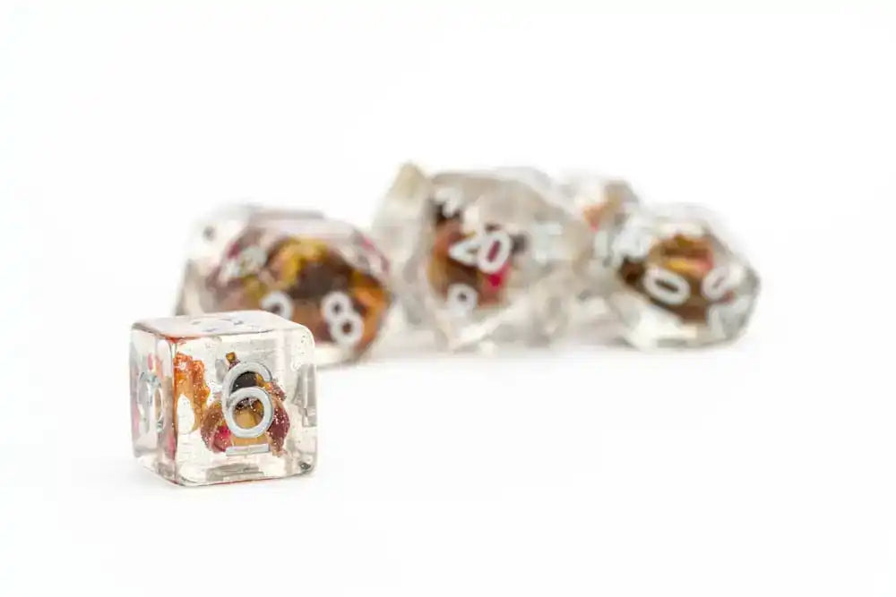 FanRoll Würfel Set Rose (7) - Smalltinytoystore