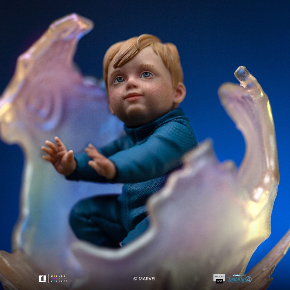 Fantastic Four Art Scale Statue 1/10 Invisible Woman and Franklin 28 cm - Smalltinytoystore