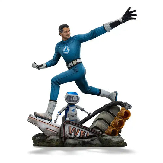 Fantastic Four Art Scale Statue 1/10 Mr. Fantastic and H.E.R.B.I.E 26 cm - Smalltinytoystore