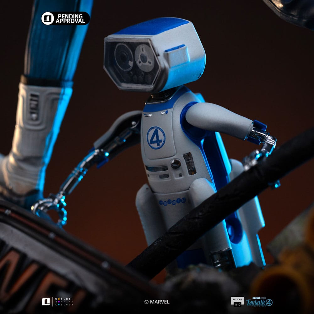 Fantastic Four Art Scale Statue 1/10 Mr. Fantastic and H.E.R.B.I.E 26 cm - Smalltinytoystore