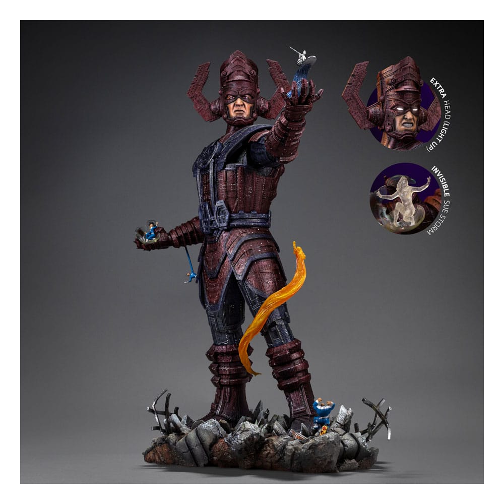 Fantastic Four Demi Art Scale Statue 1/20 Galactus Battle Diorama Deluxe 80 cm - Smalltinytoystore