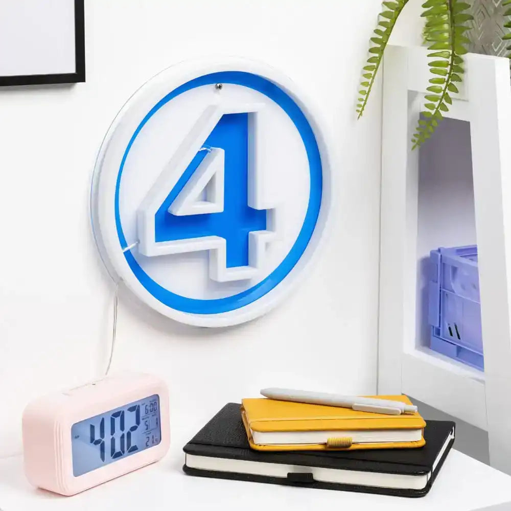 Fantastic Four LED Wandleuchte Logo Neon - Smalltinytoystore