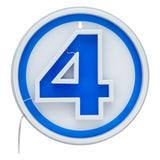Fantastic Four LED Wandleuchte Logo Neon - Smalltinytoystore
