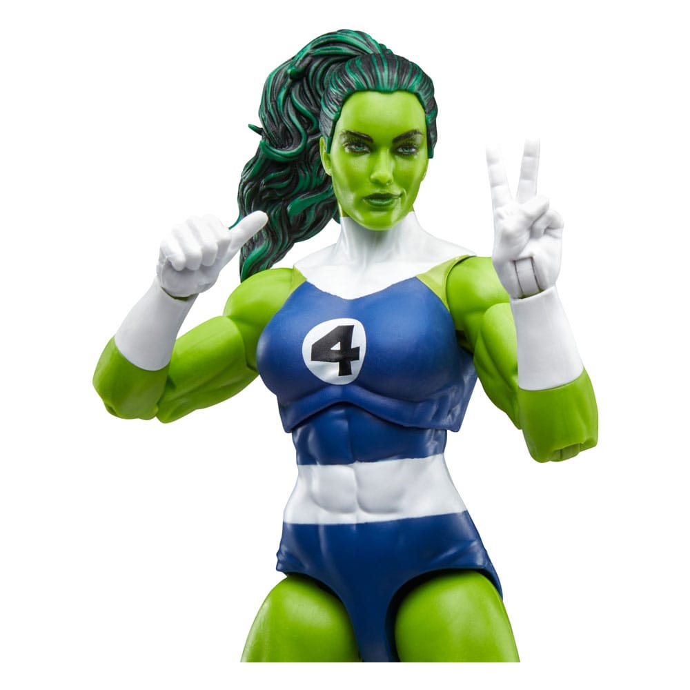 Fantastic Four Marvel Legends Retro Actionfigur She-Hulk 15 cm - Smalltinytoystore