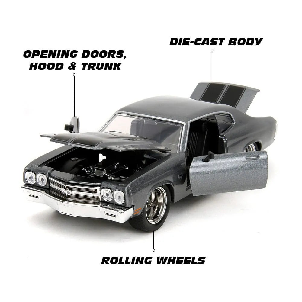 Fast & Furious Diecast Modell 1/24 1970 Chevrolet - Smalltinytoystore