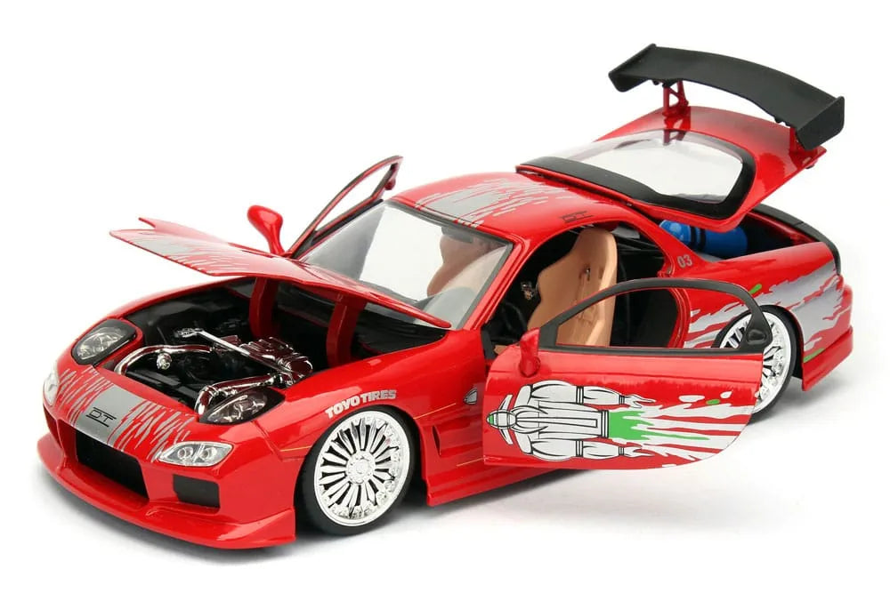 Fast & Furious Diecast Modell 1/24 1993 Mazda RX-7 - Smalltinytoystore