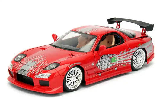 Fast & Furious Diecast Modell 1/24 1993 Mazda RX-7 - Smalltinytoystore