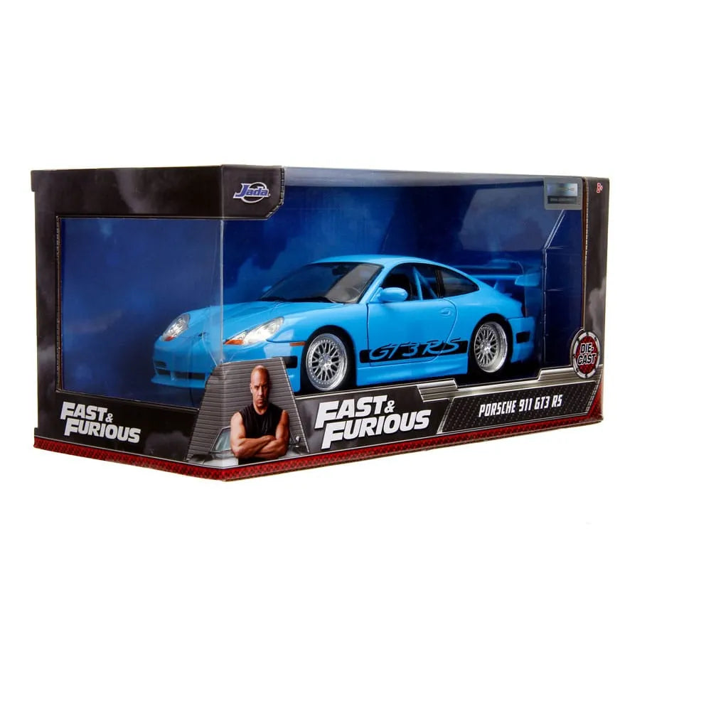 Fast & Furious Diecast Modell 1/24 Brian's Porsche 911 GT3 RS - Smalltinytoystore