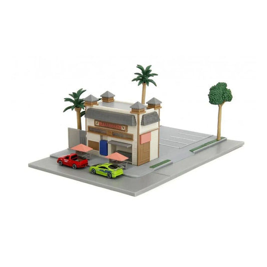 Fast & Furious Nano Metalfigs Nano Scene Diorama Toretto´s Café - Smalltinytoystore