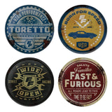 Fast & Furious Untersetzer 4er-Pack Vintage Style - Smalltinytoystore