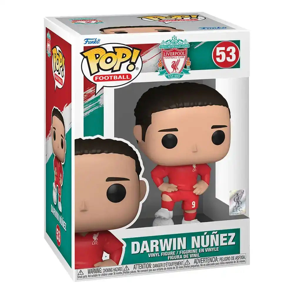 FC Liverpool POP! Football Vinyl Figur Darwin Núñez 9 cm - Smalltinytoystore