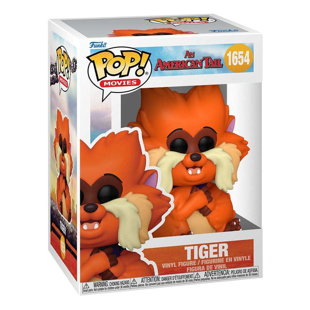 Feivel, der Mauswanderer POP! Movies Vinyl Figur Tiger 9 cm - Smalltinytoystore