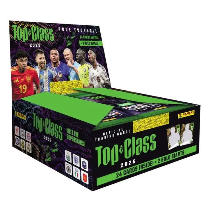 FIFA Top Class 2025 Trading Cards Fat Packs Display (10) - Smalltinytoystore