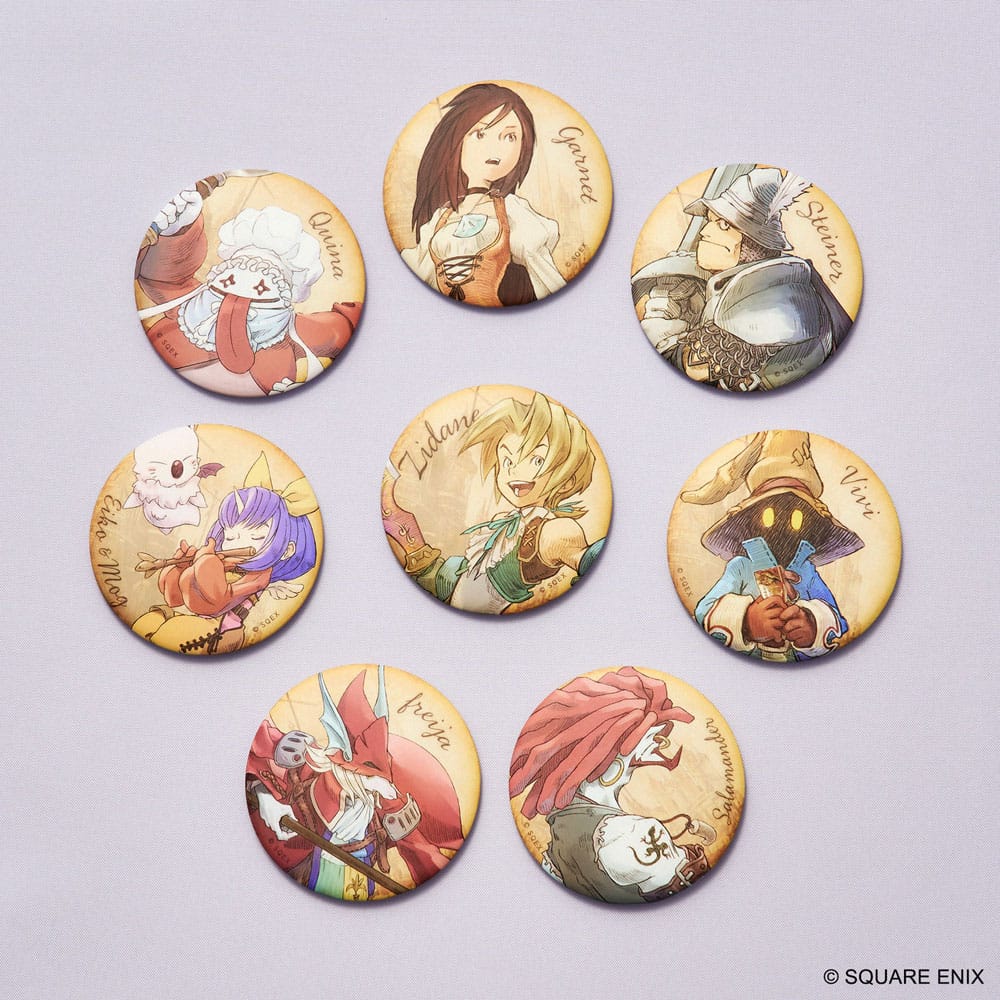Final Fantasy IX Magnete 25th Anniversary Display (8) - Smalltinytoystore