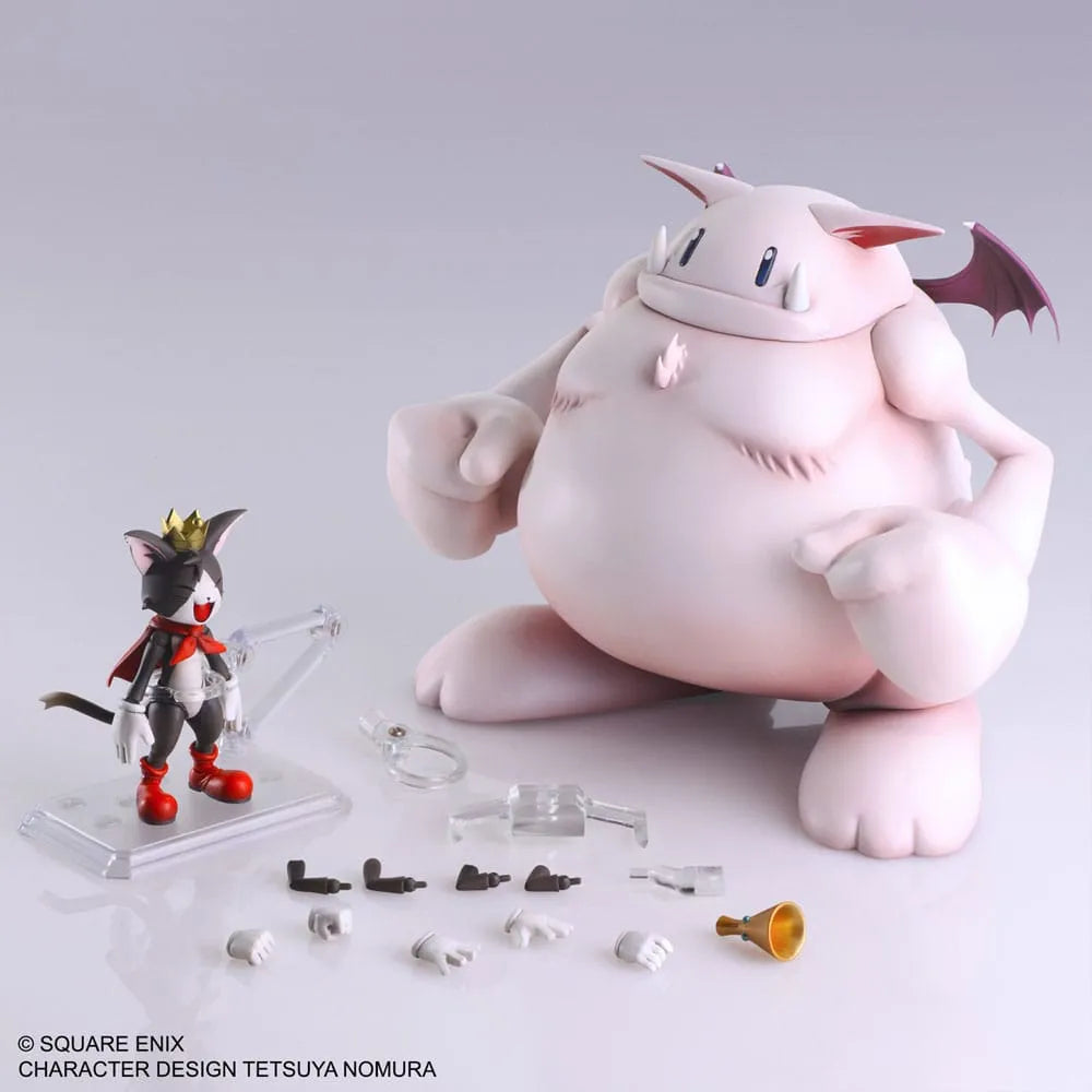 Final Fantasy VII Bring Arts Actionfiguren Set Cait Sith & Fat Moogle - Smalltinytoystore