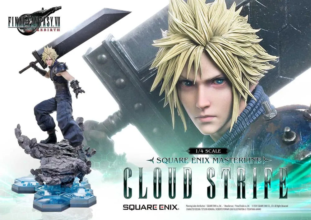 Final Fantasy VII Rebirth Masterline Statue 1/4 Cloud Strife 68 cm - Smalltinytoystore