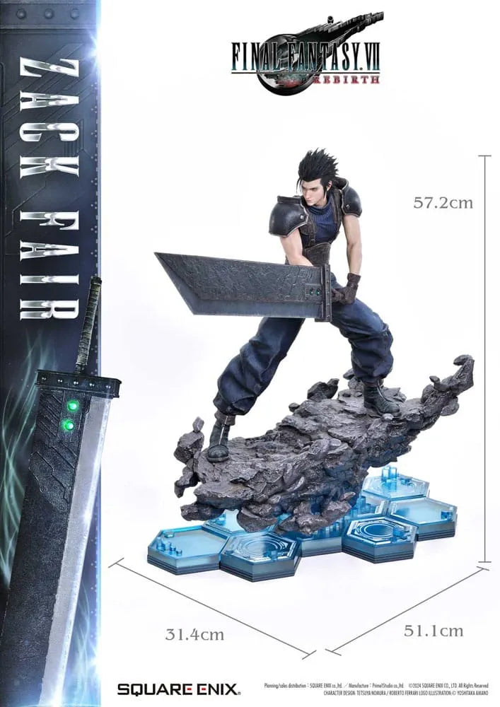 Final Fantasy VII Rebirth Masterline Statue 1/4 Zack Fair 57 cm - Smalltinytoystore
