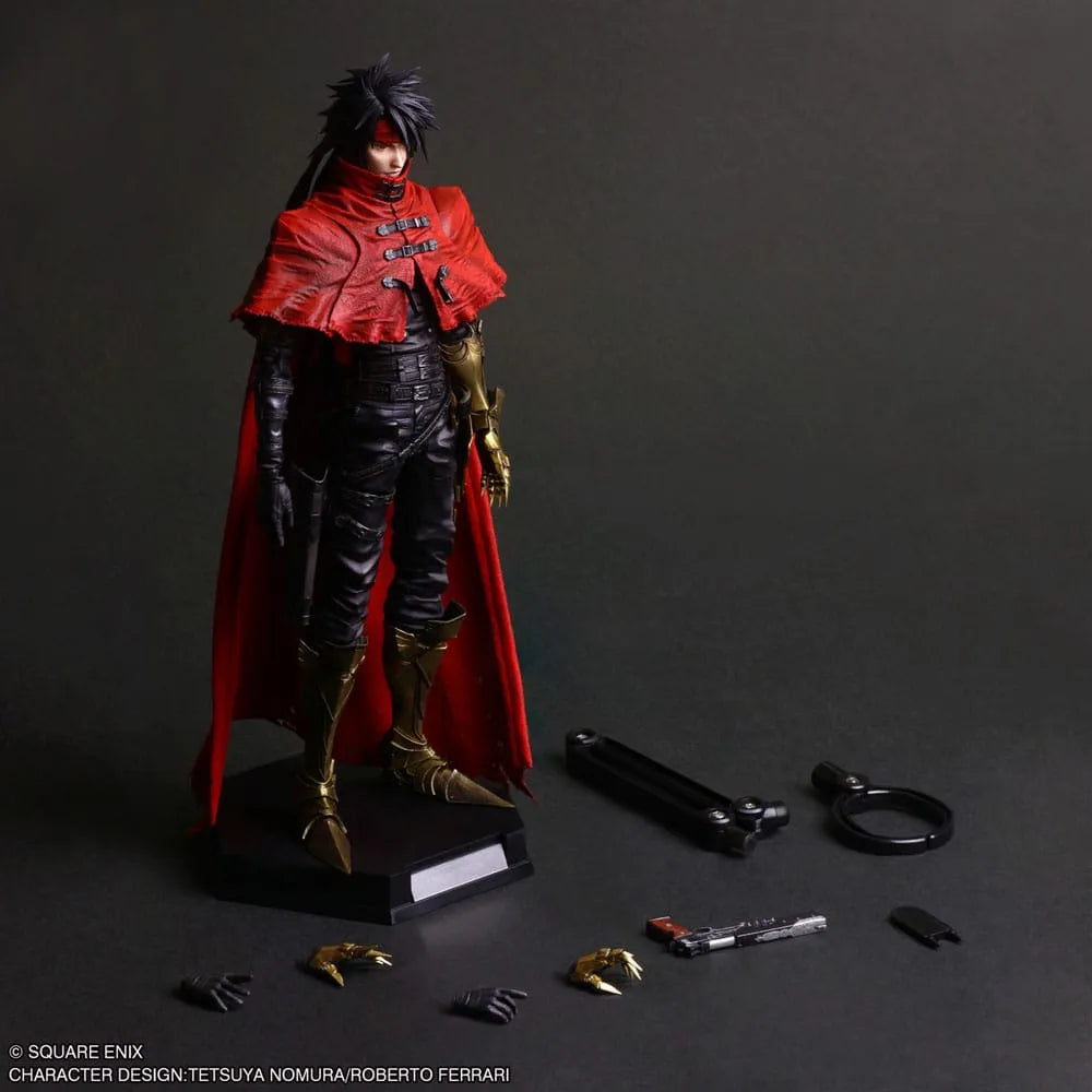 Final Fantasy VII Rebirth Play Arts Kai Actionfigur Vincent Valentine 28 cm - Smalltinytoystore