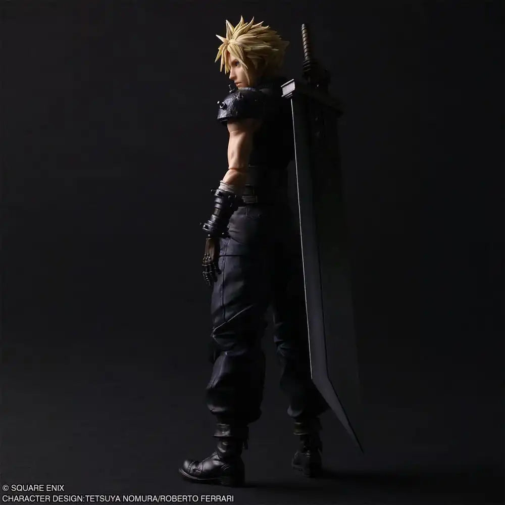 Final Fantasy VII Rebirth Play Arts Shin Actionfigur Cloud Strife 27 cm - Smalltinytoystore