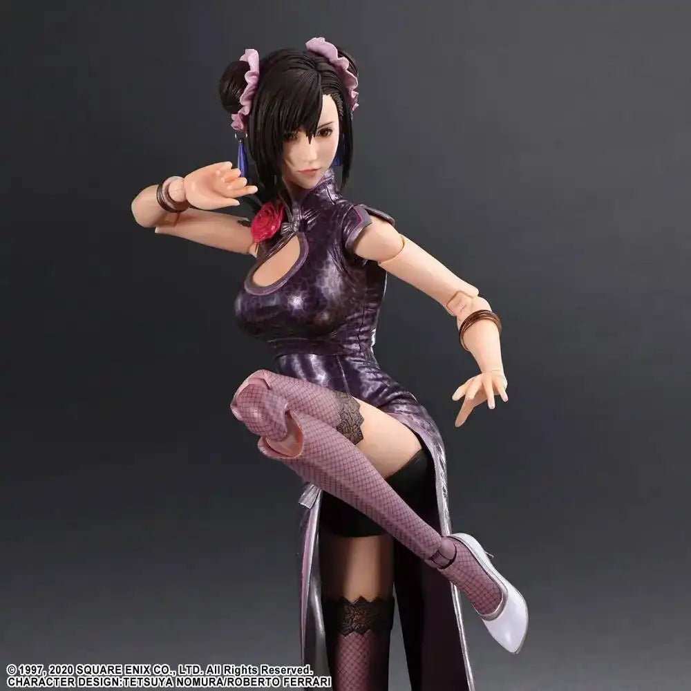 Final Fantasy VII Remake Play Arts Kai Actionfigur Tifa Lockhart Sporty Dress Ver. 25 cm - Smalltinytoystore