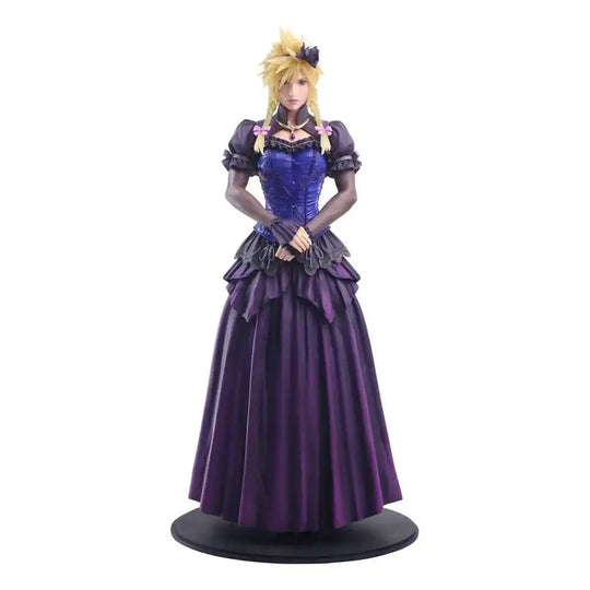 Final Fantasy VII Remake Static Arts Gallery Statue Cloud Strife Dress Ver. 28 cm - Smalltinytoystore