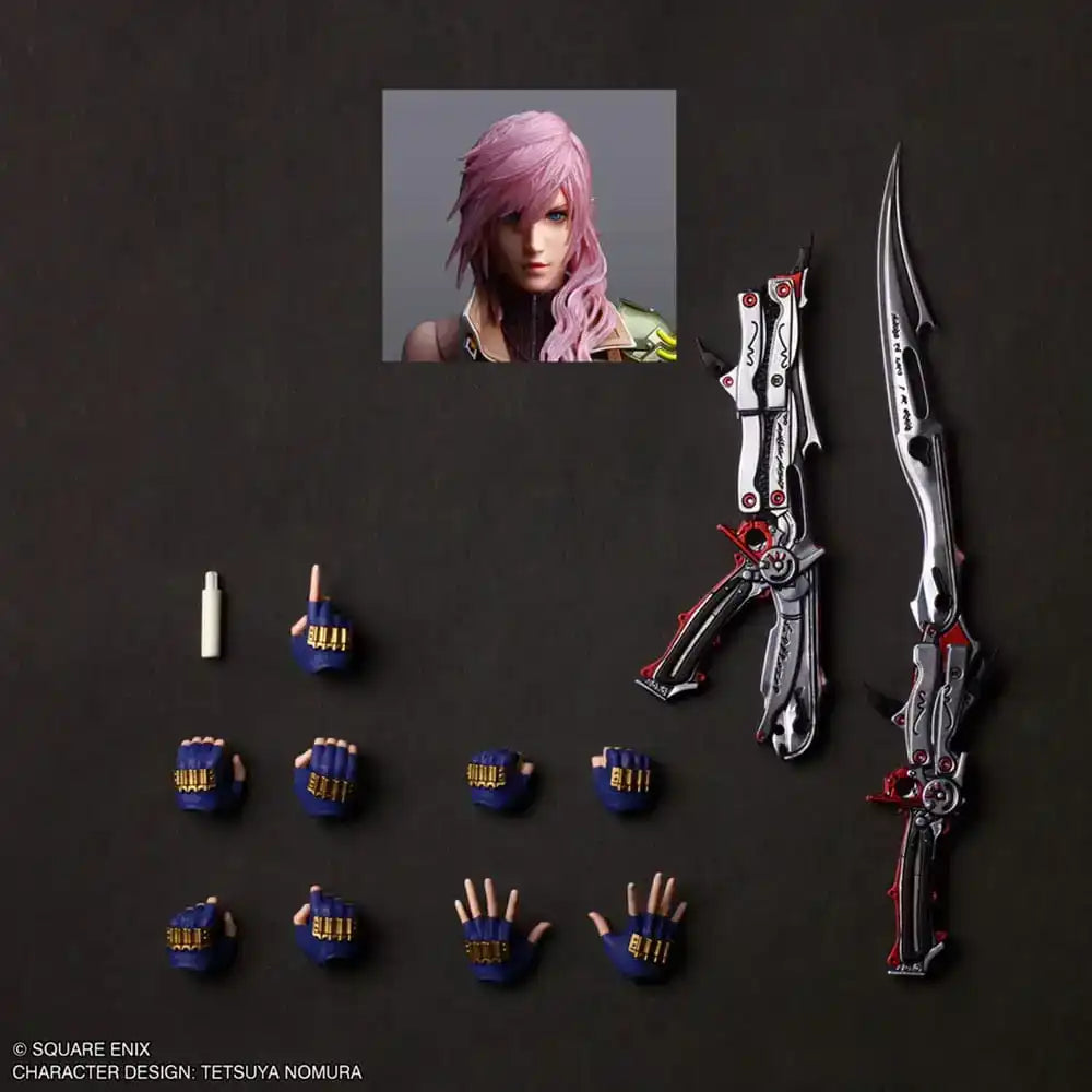 Final Fantasy XV Play Arts Shin Actionfigur Lightning 26 cm - Smalltinytoystore