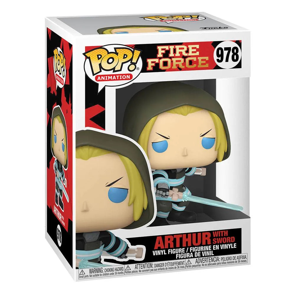 Fire Force POP! Animation Vinyl Figur Arthur w/Sword 9 cm - Smalltinytoystore