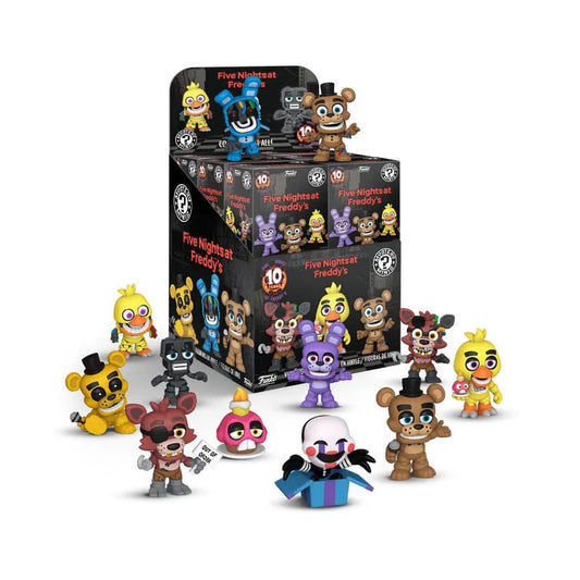 Five Night's at Freddy Mystery Minis Minifiguren FNAF (10y Anniversary) 5 cm Display (12) - Smalltinytoystore