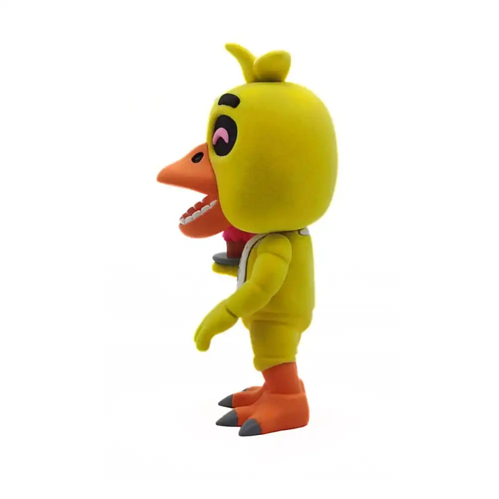 Five Night's at Freddy Vinyl Figur Chica Flocked 12 cm - Smalltinytoystore