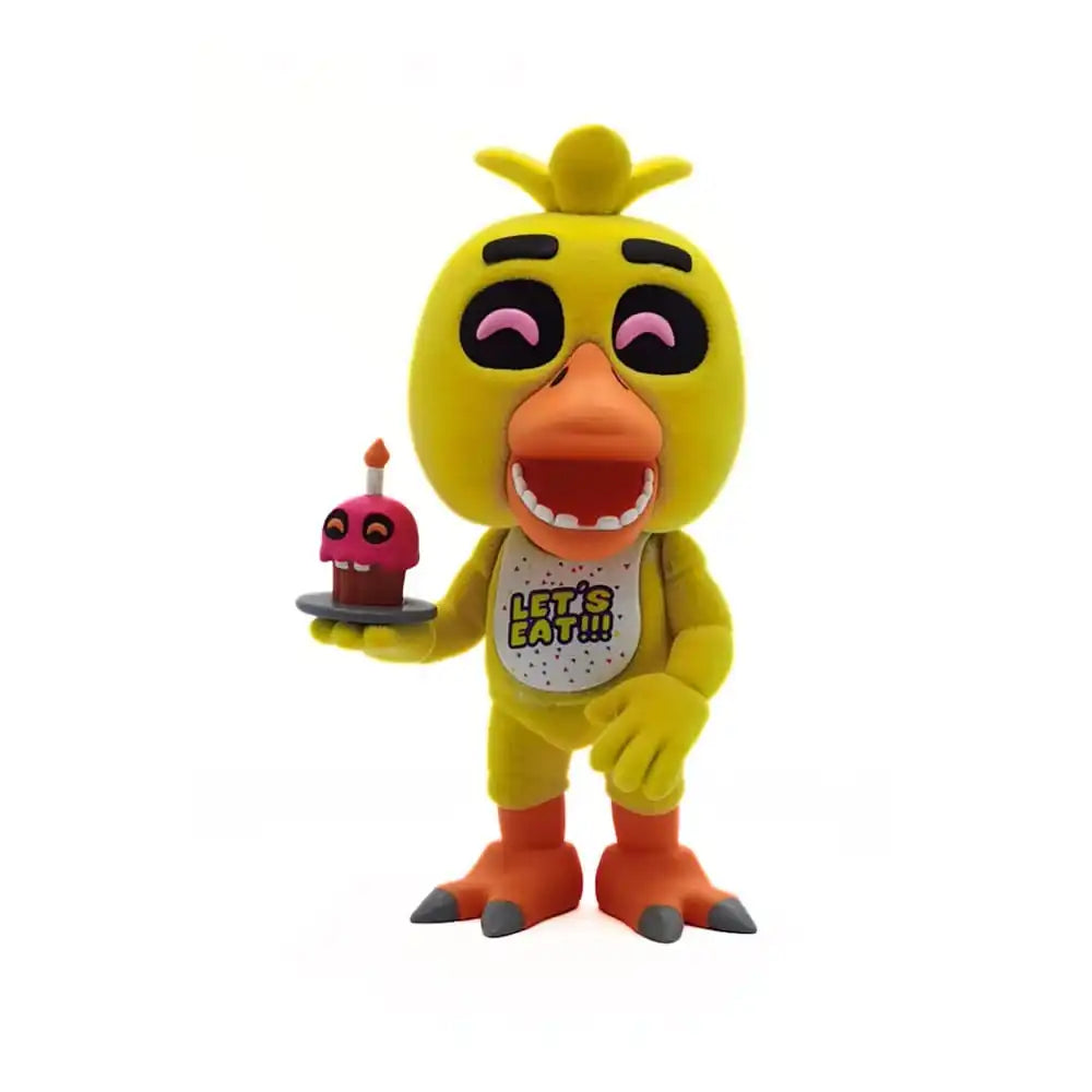 Five Night's at Freddy Vinyl Figur Chica Flocked 12 cm - Smalltinytoystore
