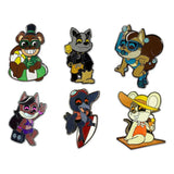 Five Nights at Freddy's Ansteck-Pins Set Popgoes Beach 3 cm (6) - Smalltinytoystore