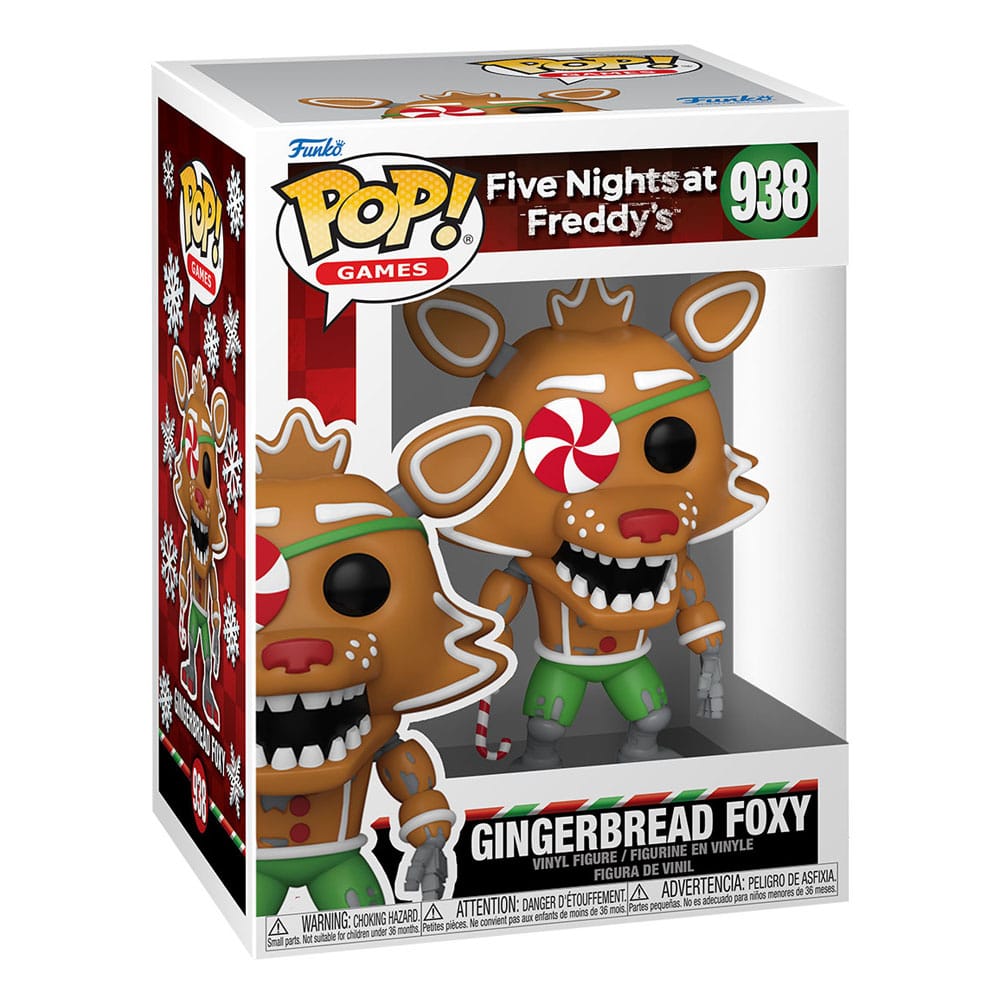 Five Nights at Freddy's POP! Games Vinyl Figur Holiday Foxy 9 cm - Smalltinytoystore