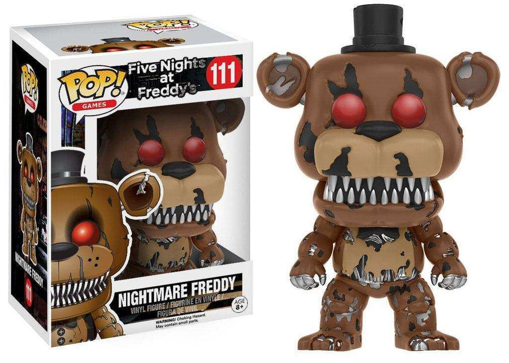 Five Nights at Freddy's POP! Games Vinyl Figur Nightmare Freddy 9 cm - Smalltinytoystore
