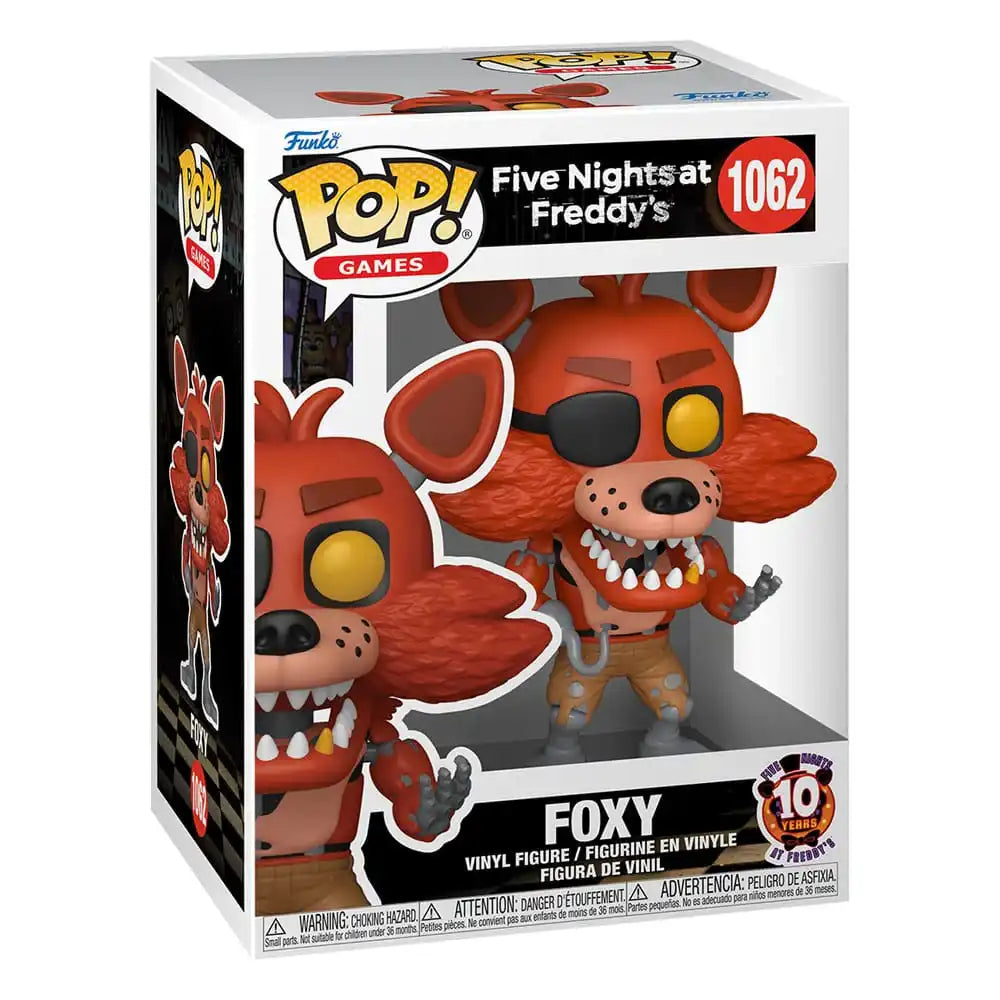 Five Nights at Freddy's POP! Vinyl Figur 10th Anniversary - Foxy 9 cm - Smalltinytoystore
